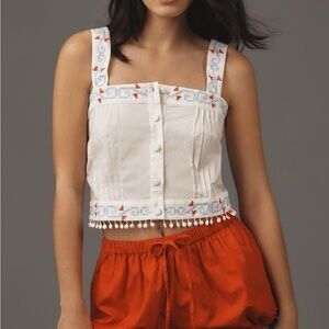 Hunter Bell Emery Embroidered Top